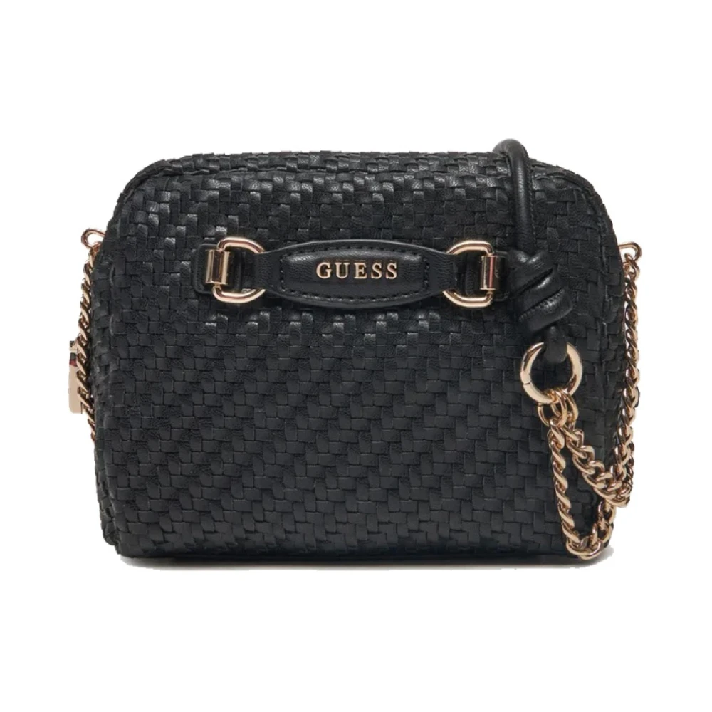 Guess Women's Black Cross Body Bags, One Size, Stylish Camera Crossbody Bag