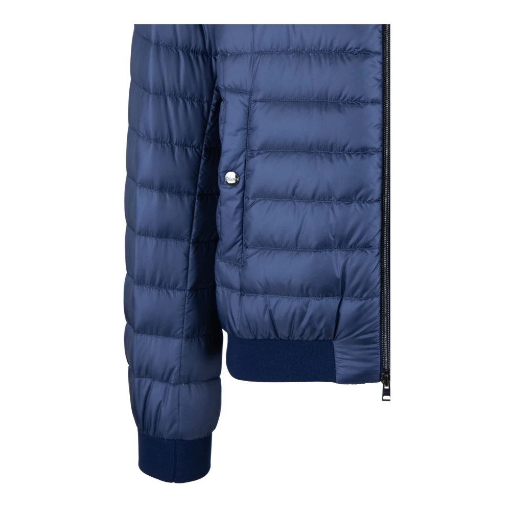 Herno Zip-Up Donsjas Blue Heren