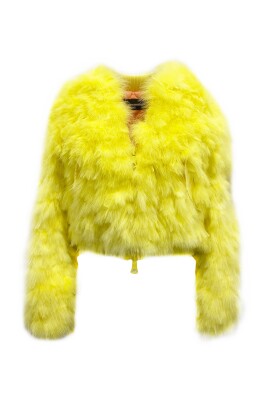 veste-bomber-jaune-plumes-femme
