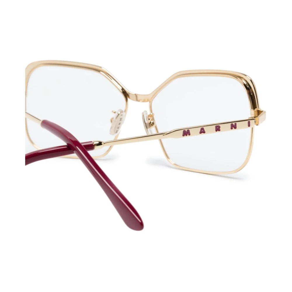 Marni Burgundy Optisch Montuur Red Dames