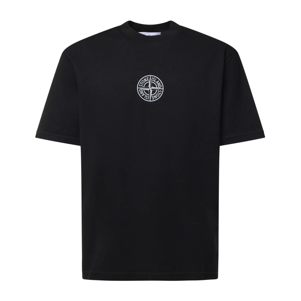 Stone Island T-Shirt - Male - T-Shirts - Black - Xl - Tops - Image 2