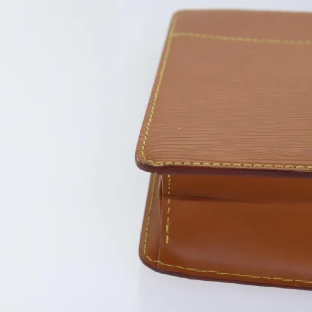 Louis Vuitton Vintage Pre-owned Leather clutches Brown Dames