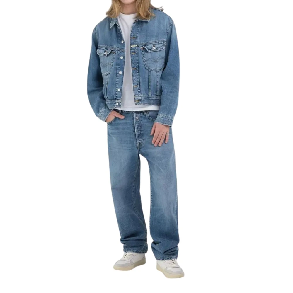 Replay Heren Denim Jas Blue Heren