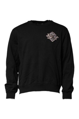 black-logo-embroidery-crew-neck-sweater