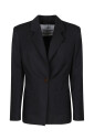 blazer-en-laine-gris-fonce