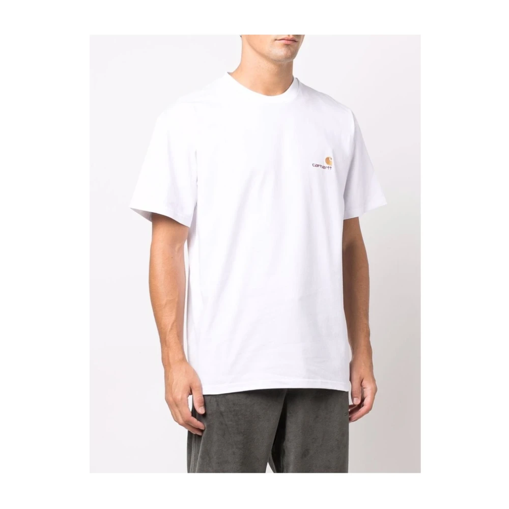 Carhartt WIP Amerikaanse T-shirt 02 White Heren