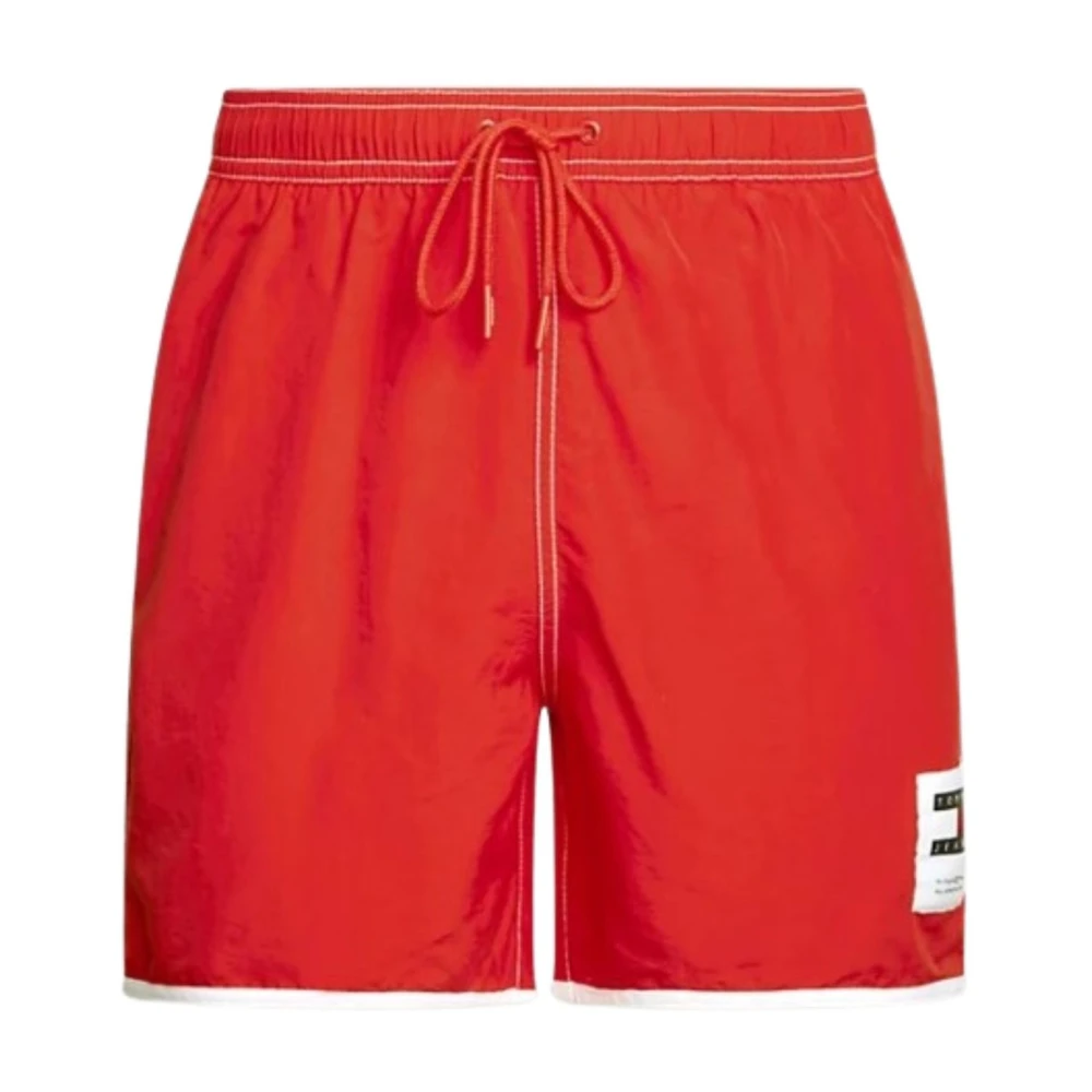 Tommy Hilfiger Swimwear Zwemshort SF MEDIUM DRAWSTRING met contrastkleurige details