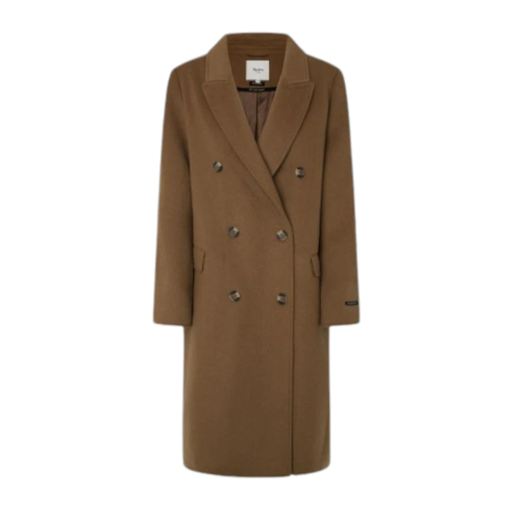 Pepe Jeans Beth Nut Brown Jassen Brown Dames
