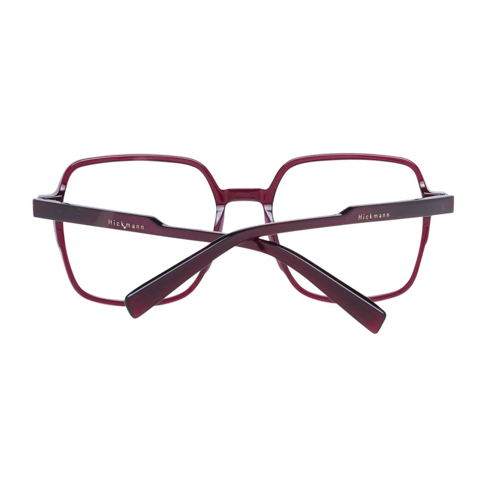 Ana Hickmann Bordeauxrode Vierkante Acetaat Optische Frames Red Dames