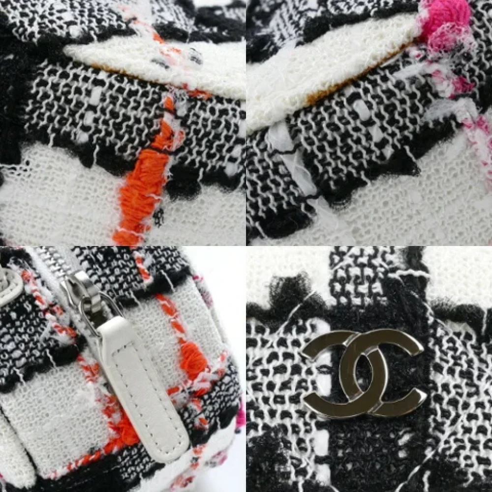 Chanel Vintage Pre-owned Fabric chanel-bags White Dames