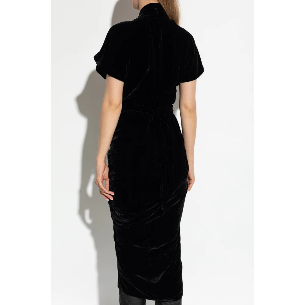Rick Owens Wikkeljurk Black Dames