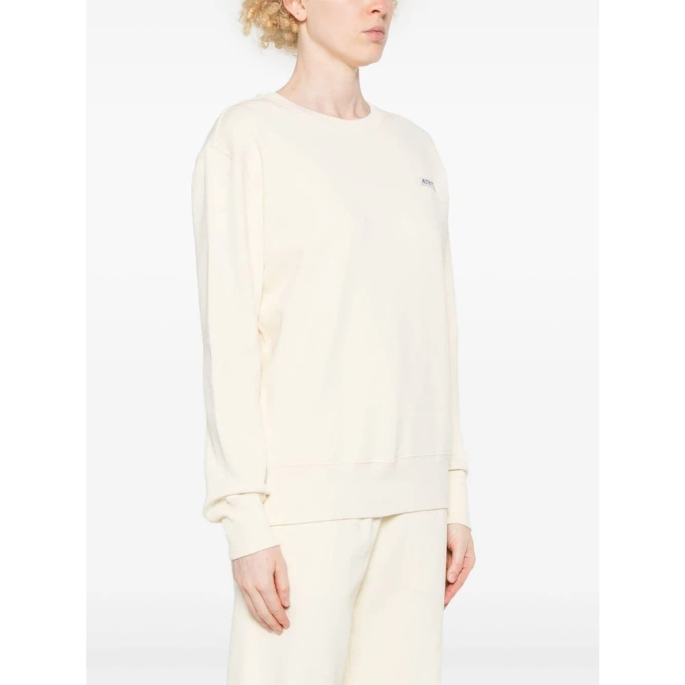Autry Vintage Wit Jersey Sweatshirt White Dames