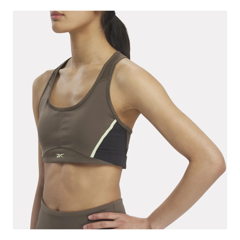 Reebok Racer Bra Luxe Stijl Beige Dames