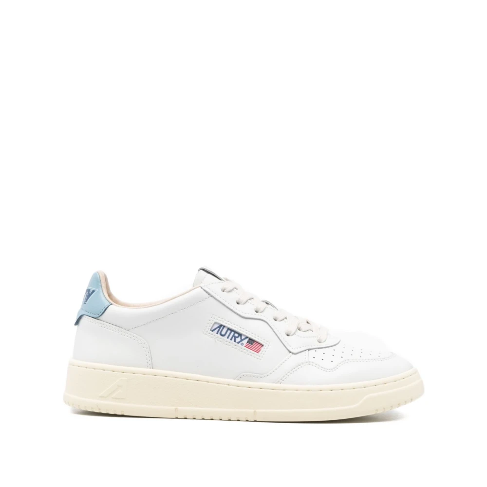 Autry Men's White Sneakers, 5 Uk, Medalist Low Trainers