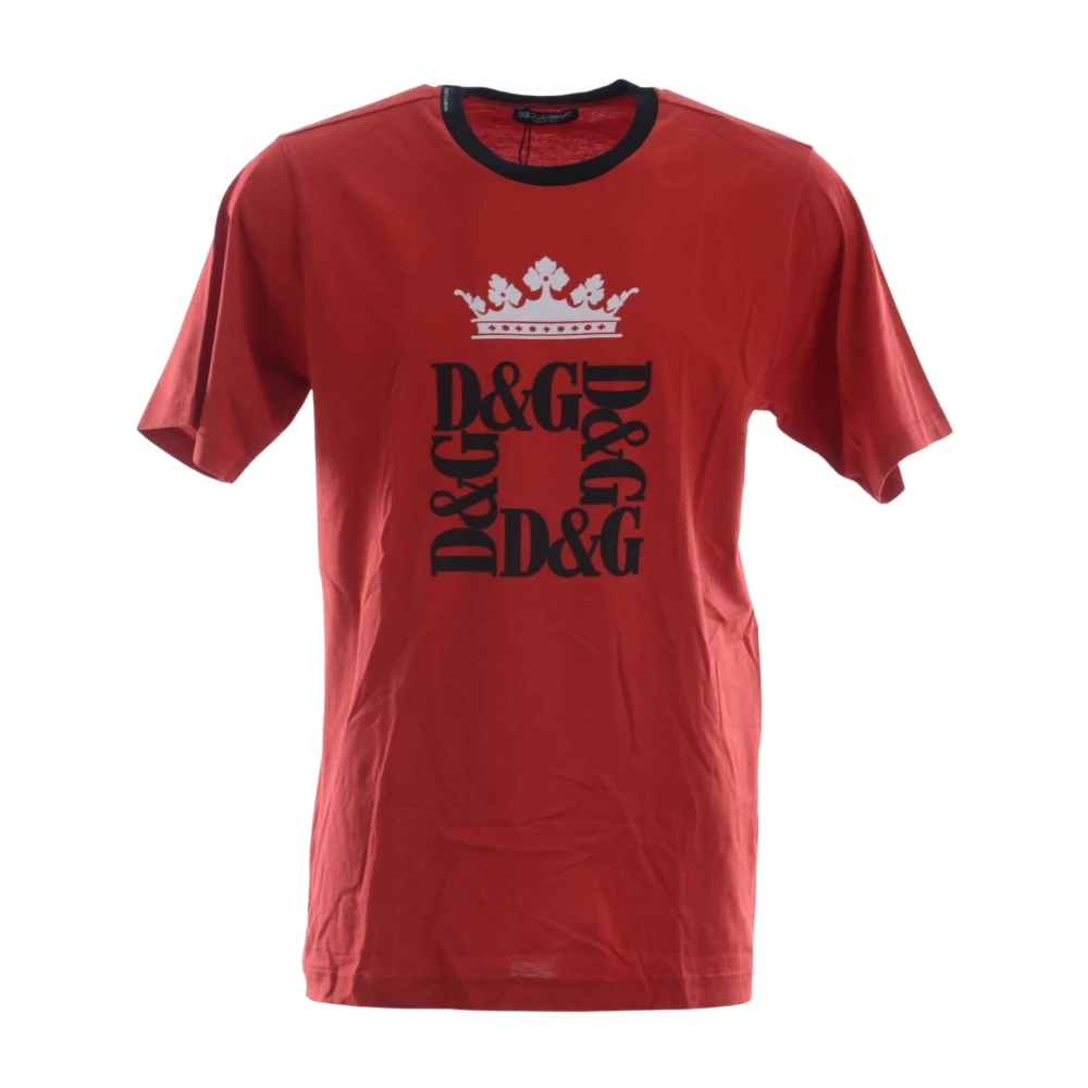 Dolce & Gabbana Heren korte mouw mode T-shirt Red Heren