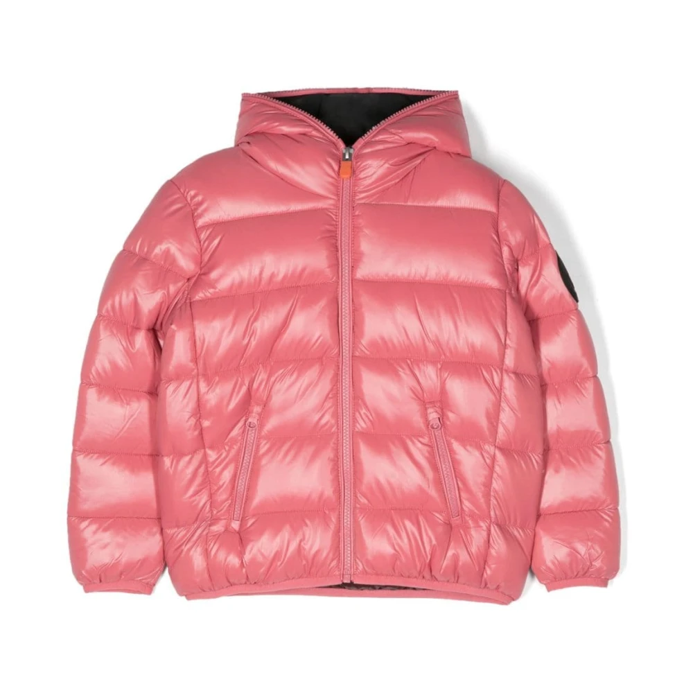 Save The Duck Rosa Parka för Flickor Aw24 Pink, Flicka