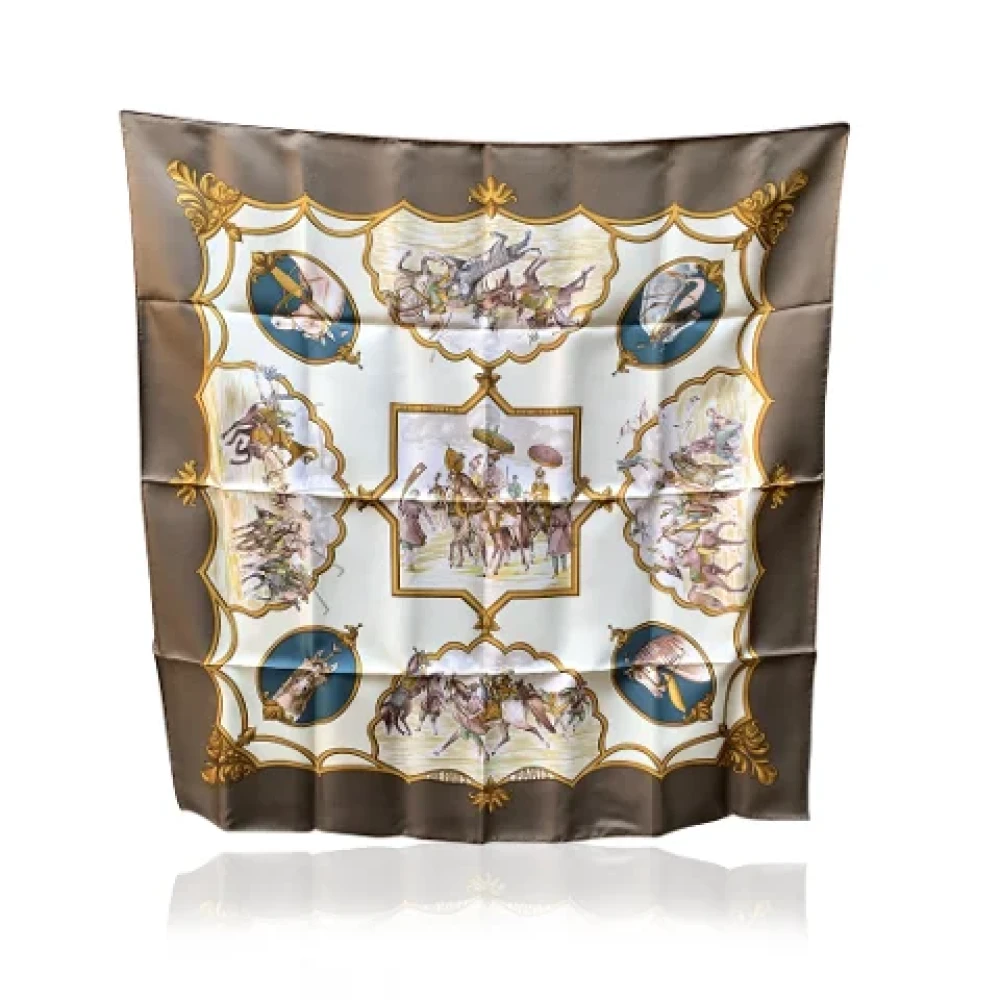Pre-owned > Pre-owned Accessories > Pre-owned Scarves - - Hermès Vintage - Modalova