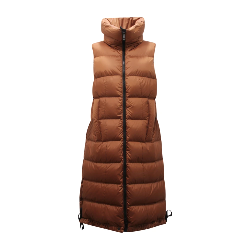 Peuterey Women's Brown Sleeveless Down Jacket