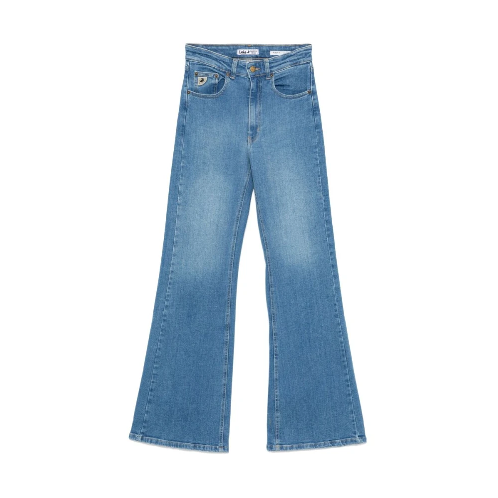 Lois Indigo Blauw Klassieke Vijf Zak Jeans Blue Dames