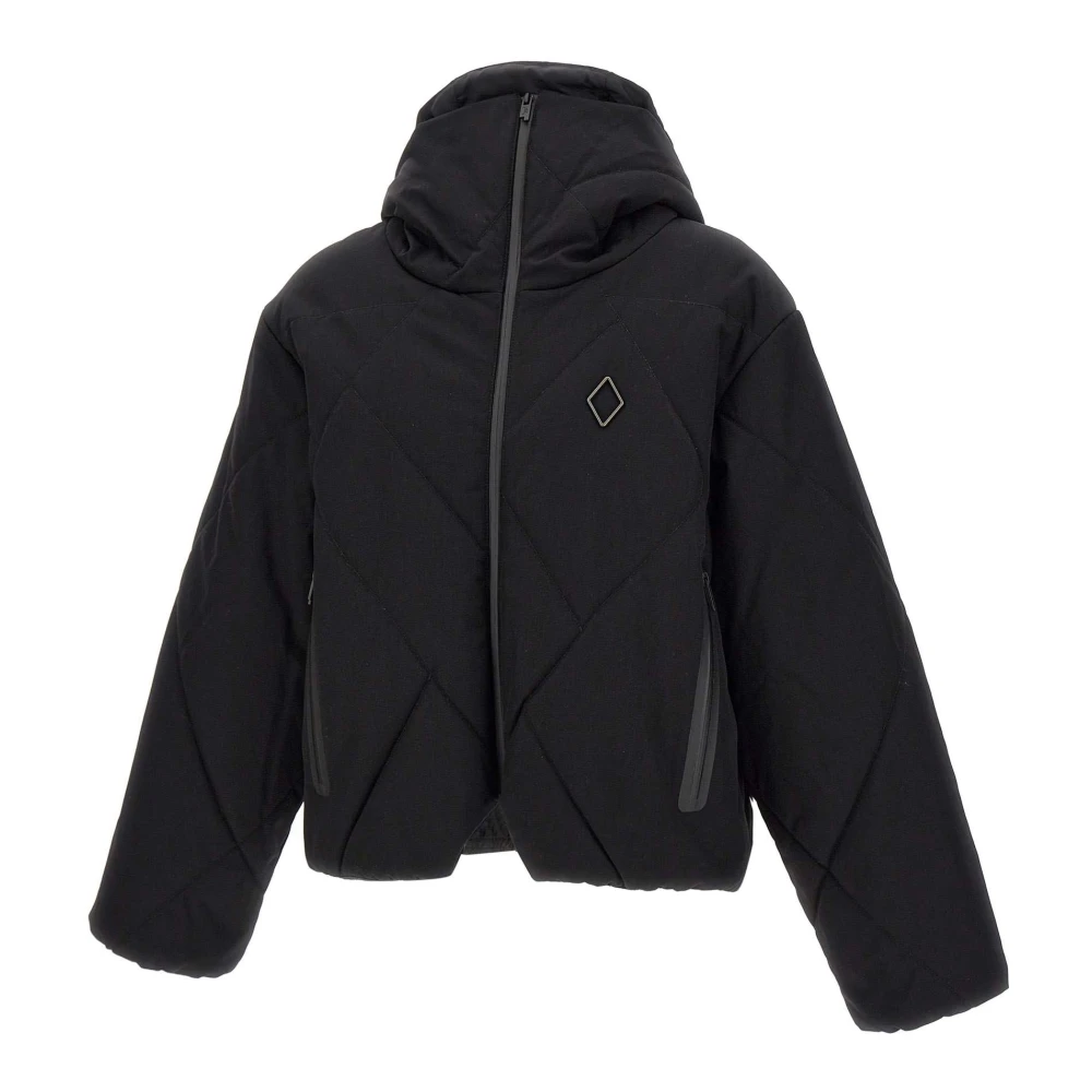 A-Cold-Wall Zwarte donsjas met diamantstiksels Black Heren