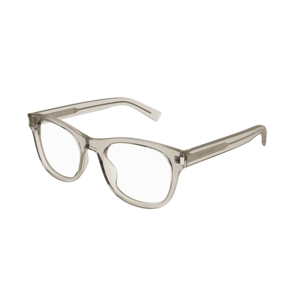 Saint Laurent Unisex Beige Eyeglasses