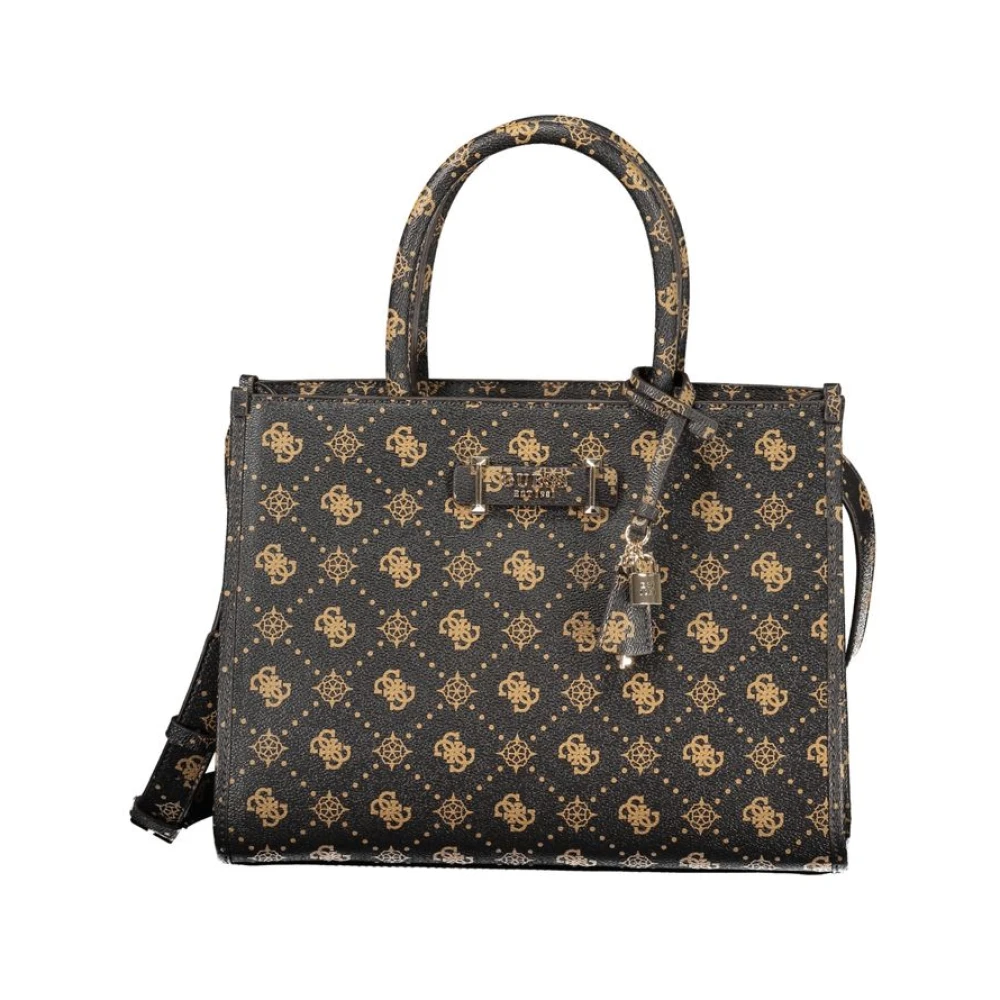 Guess Brown Silia Bag - Female - Handbags - One Size - Bags