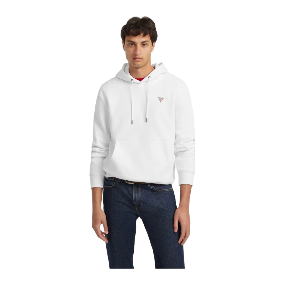 Guess Hoodie White Heren