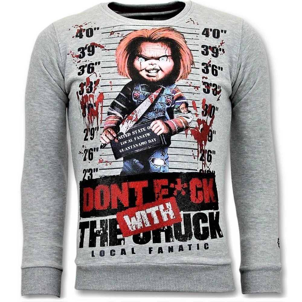 Eksklusiv Sweater - Bloody Chucky Angry Print