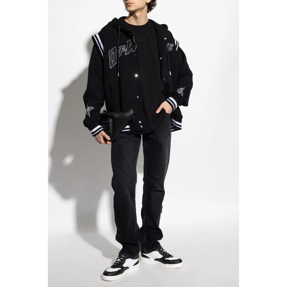 Off White Jeans met zakken Black Heren
