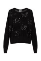 paillet-mesh-sweater-met-print