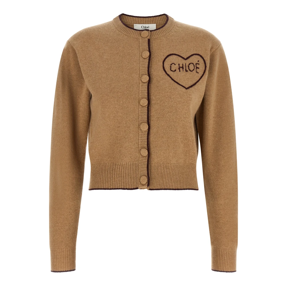 Chloé , Damen, Strickwaren, Braun, S - Bild 5