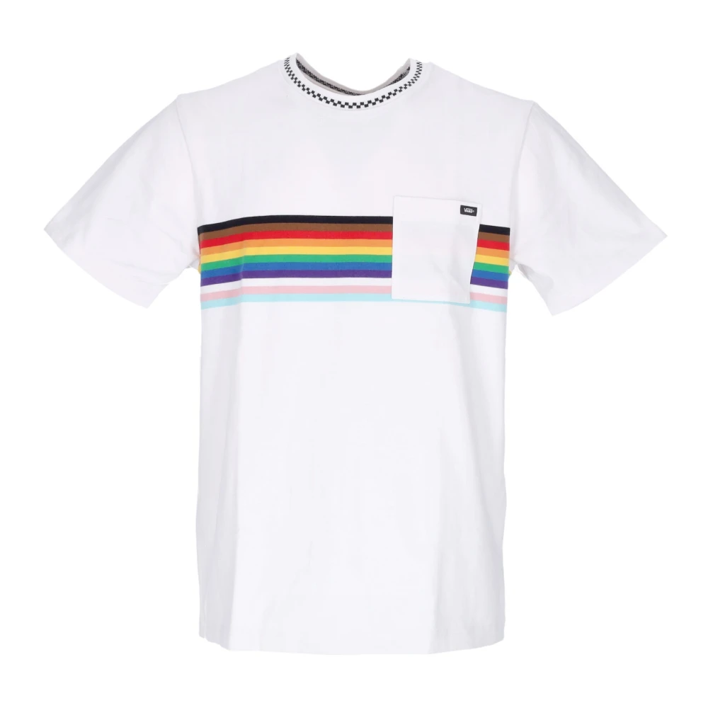 Vans Pride Knit Crew T-Shirt White Heren