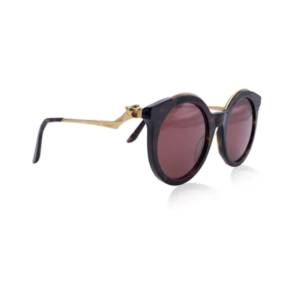 Cartier Vintage Pre-owned Plastic sunglasses Black Dames