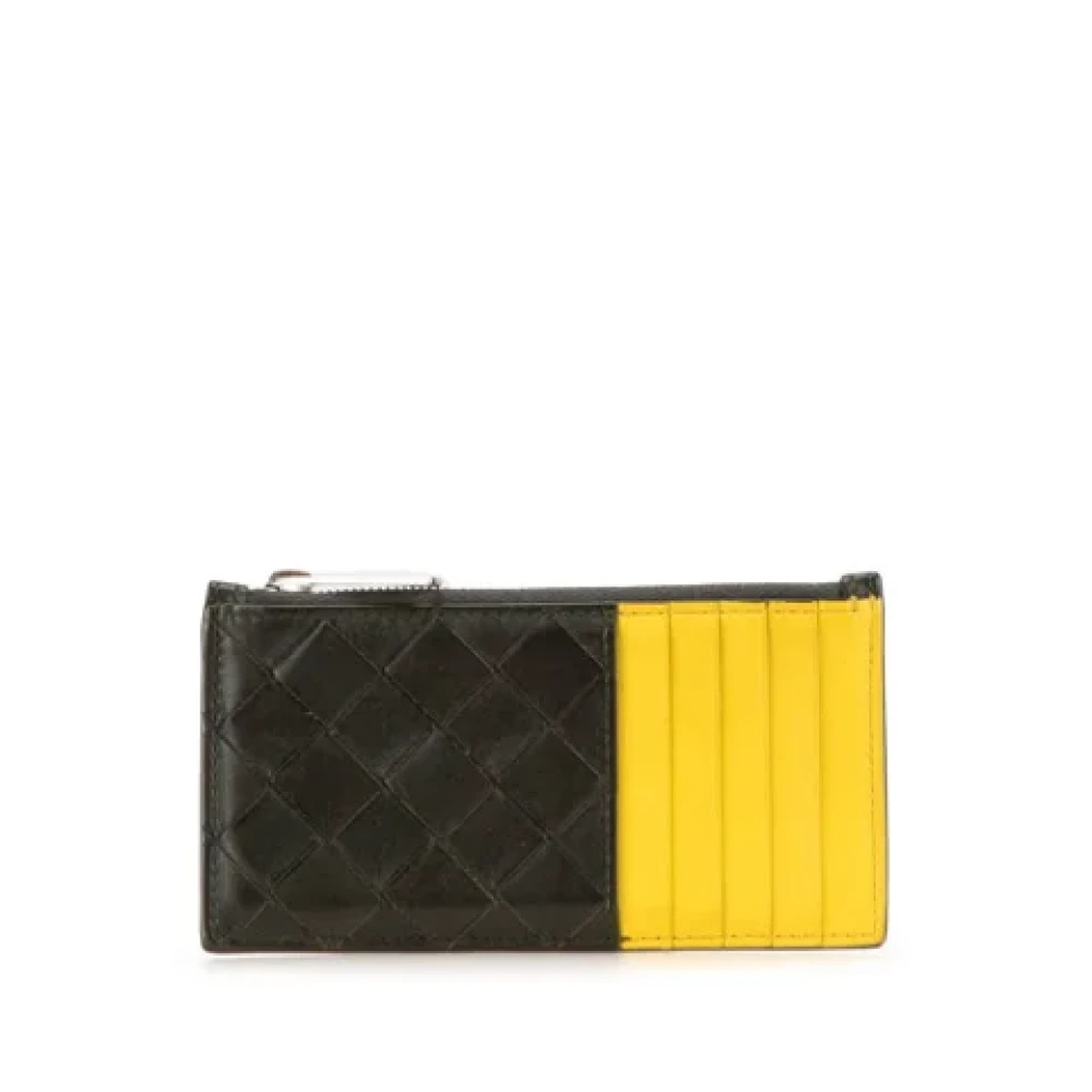 Bottega Veneta Vintage Pre-owned Leather wallets Yellow Dames