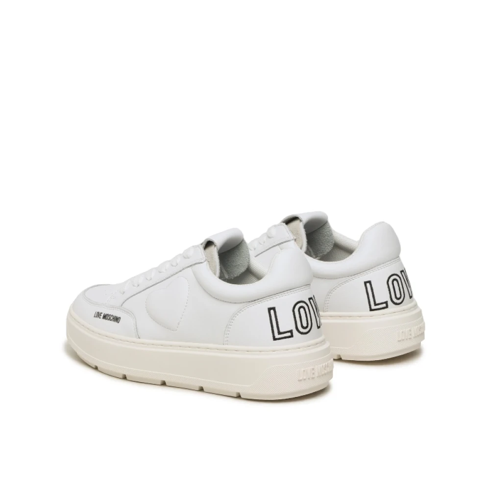Love Moschino Stoere Sneakers Array Groot White Dames