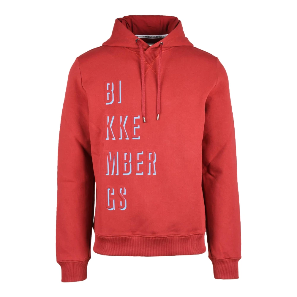 Bikkembergs Katoen Spandex Sweater Red Heren