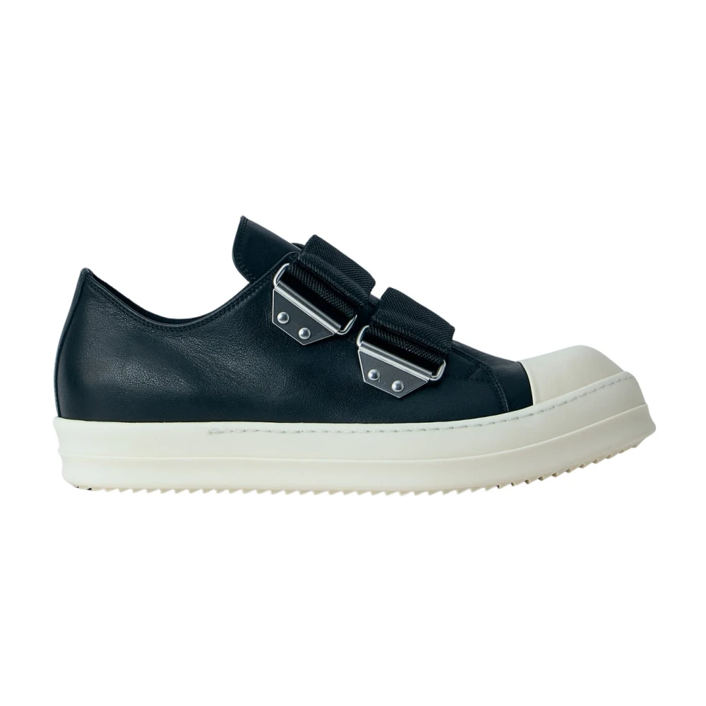 Rick Owens Low Strap Sneakers Heren Schoenen Zwart