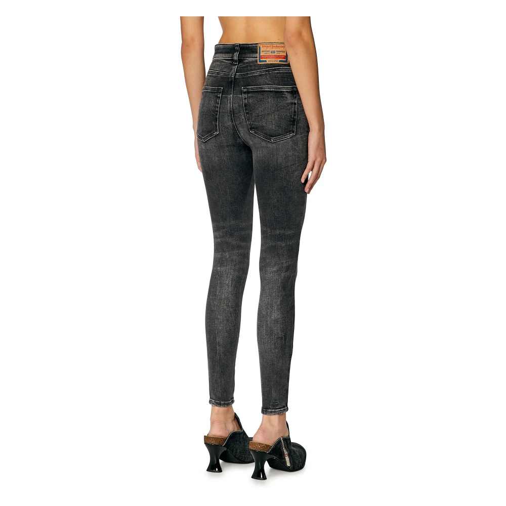 Diesel Super skinny Jeans 1984 Slandy-High Gray Dames