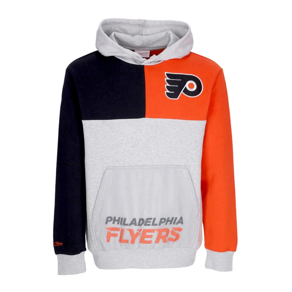 Mitchell & Ness NHL Tie Breaker Hoodie Grijs Zwart Multicolor Heren