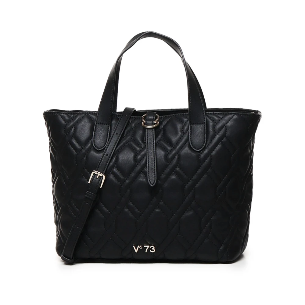 V73 Zwarte Synthetische Handtas voor Vrouwen Black Dames