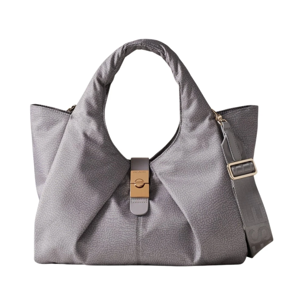 Borbonese Cloud Shopper Gray Dames