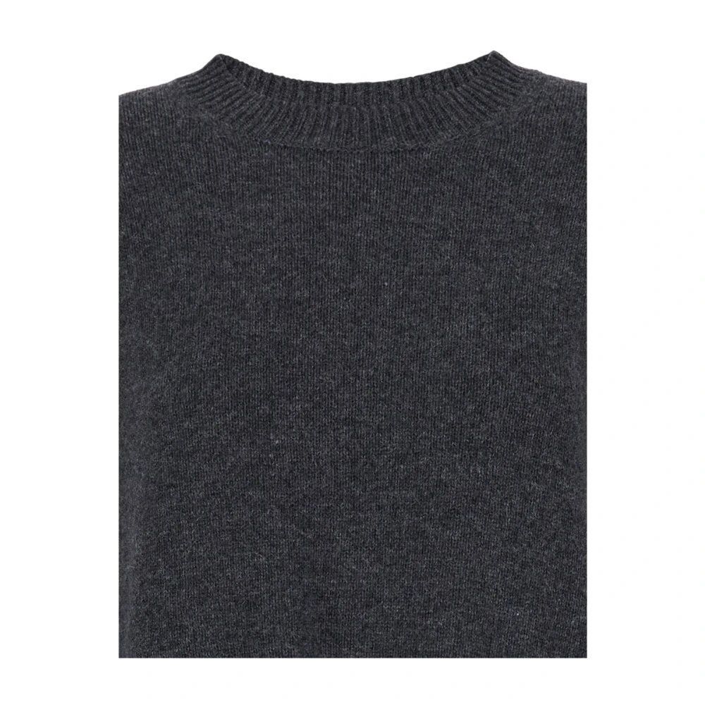 allude Kasjmier Ronde Hals Sweater Grijs Gray Dames