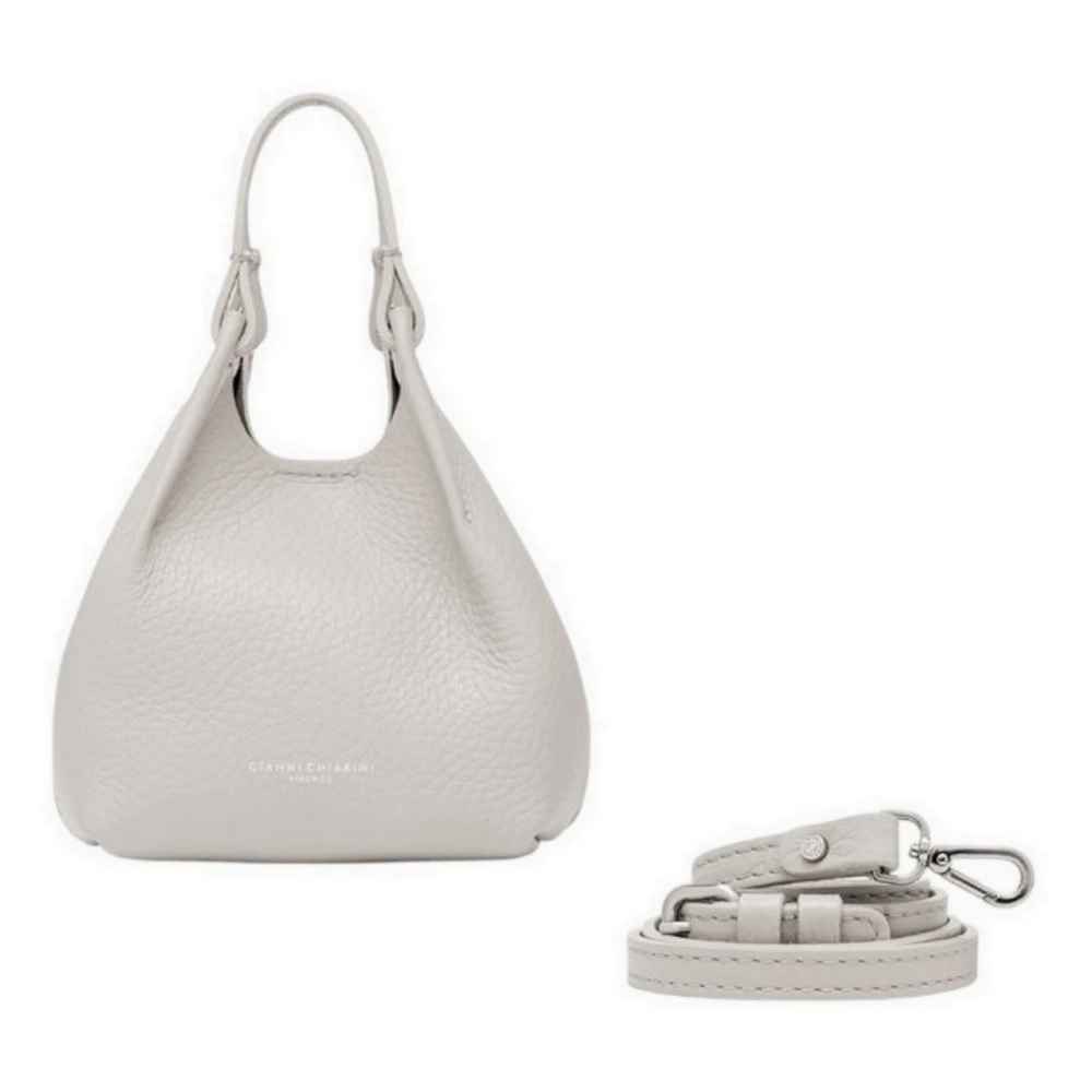 Gianni Chiarini Ivoren Leren Handtas Beige Dames