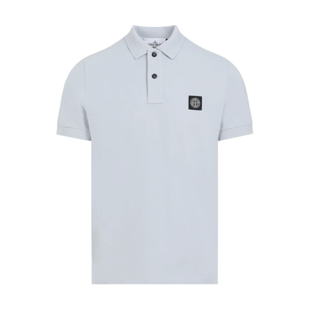 Stone Island Men's Blue Polo Shirts, S, Polo Shirt