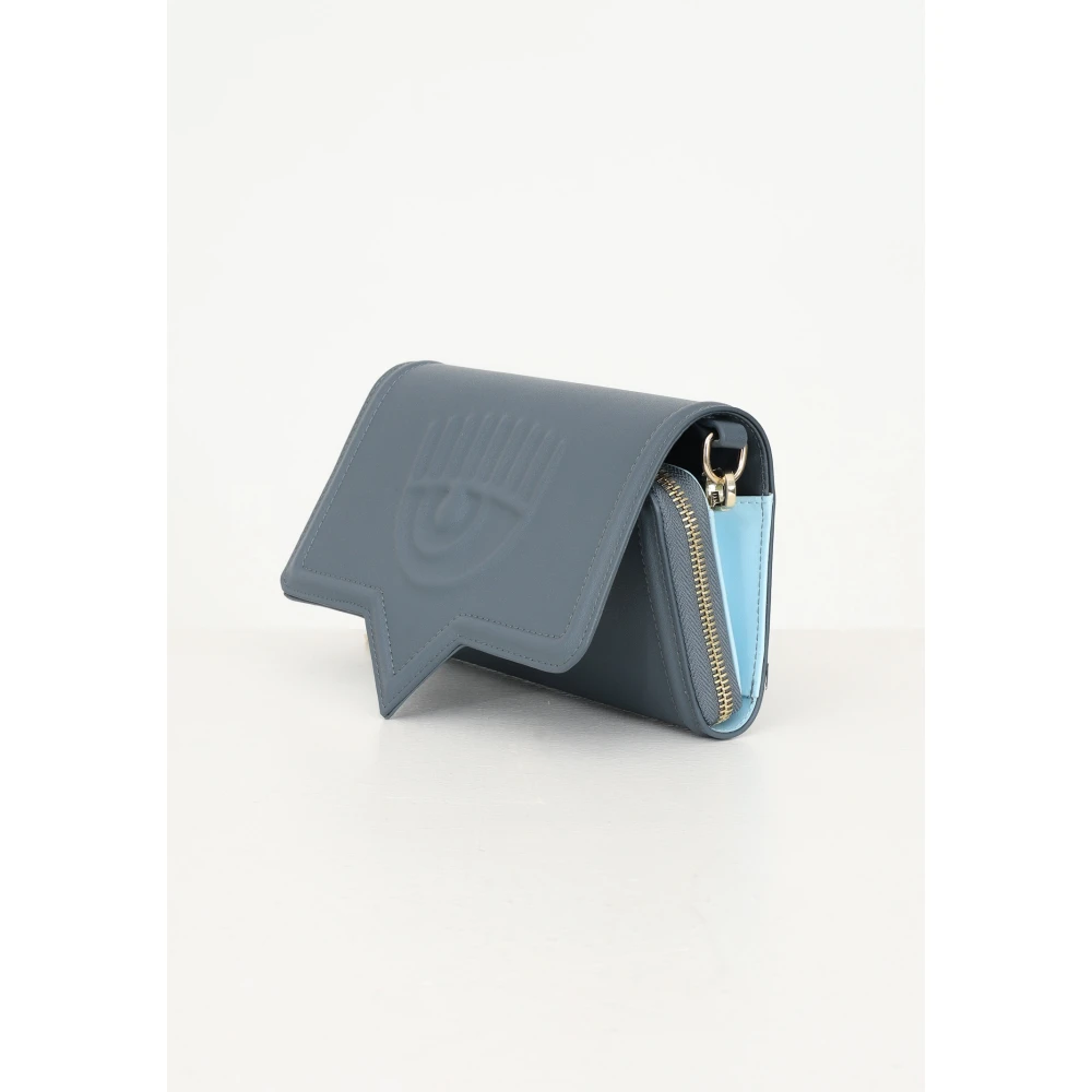 Chiara Ferragni Collection Eyelike Grijze Pochette Tas Gray Dames