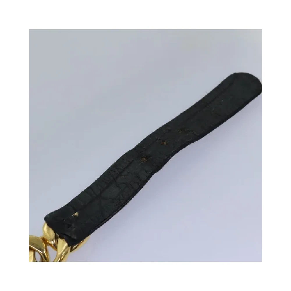 Chanel Vintage Pre-owned Metal belts Yellow Dames
