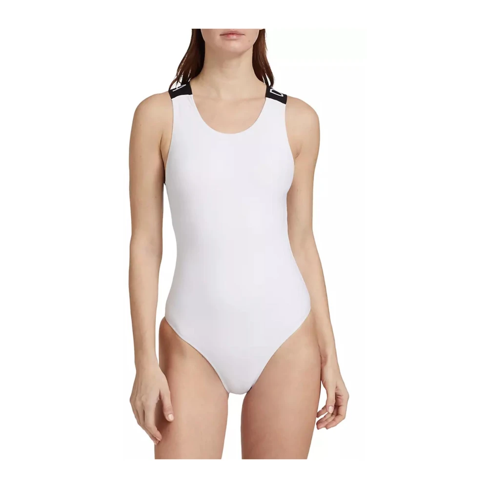 Dolce & Gabbana Logo Badpak White Dames