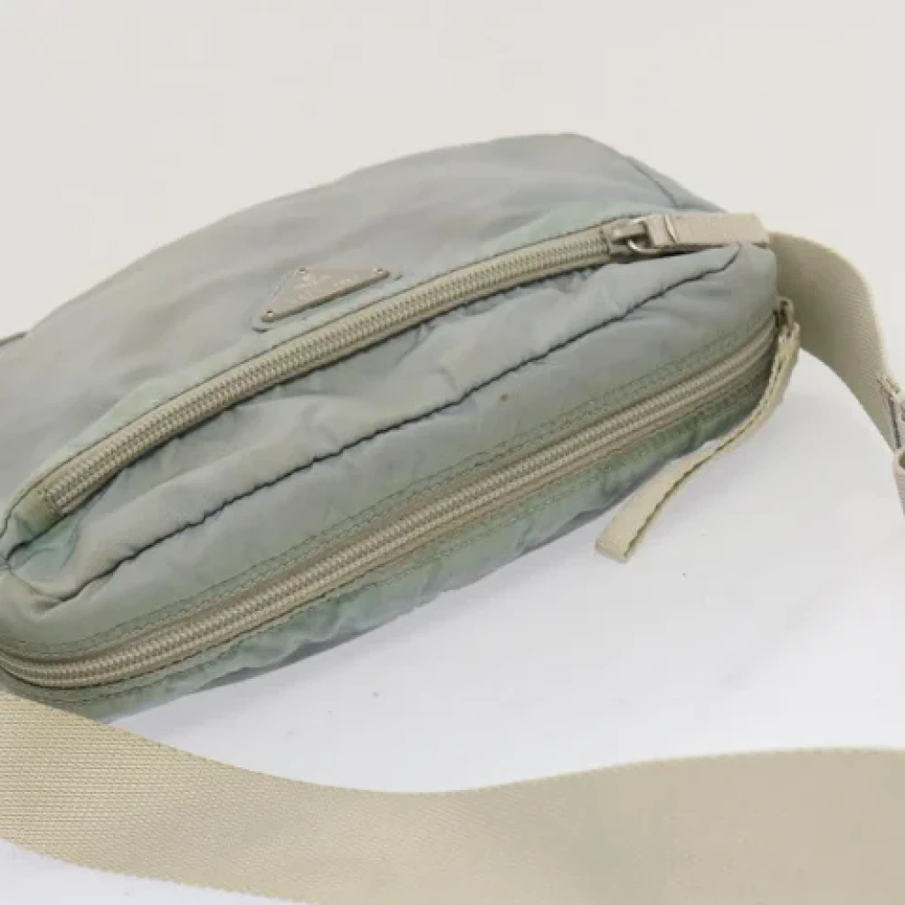 Prada Vintage Pre-owned Fabric prada-bags Blue Dames