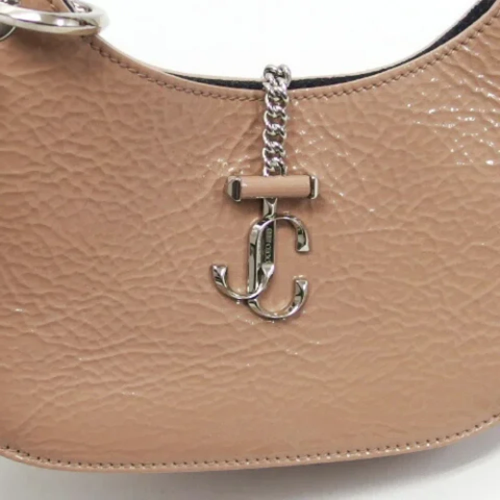 Jimmy Choo Pre-owned Leather handbags Beige Dames