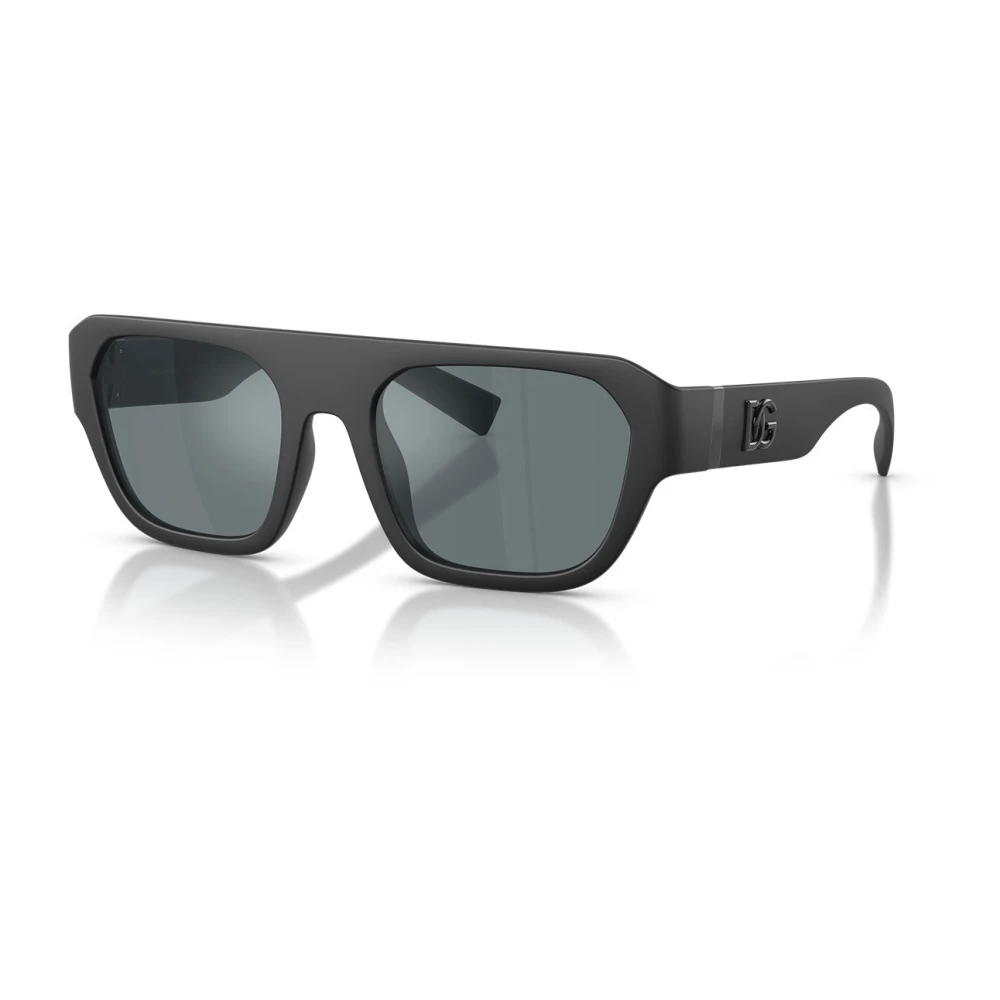 Dolce & Gabbana Herren Matte Black Dg6206 25256G Schwarze Sonnenbrillen - Bild 6